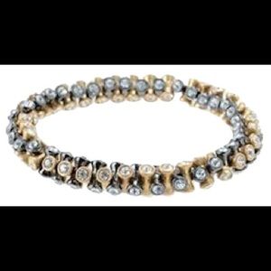 Stella & Dot black and gold twist bracelet
